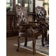 Homey Design HD-8006 Traditional Victorian Dark Brown Carved Wood Dining Room Set 9Pcs