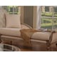 Luxury Chenille Chaise Lounge Carved Wood Benetti's Milerige Classic Traditional