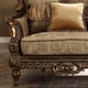 Luxury Chenille Golden Beige Loveseat  Traditional Homey Design HD-610
