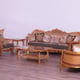 Luxury Sand Black & Gold Wood Trim MODIGLIANI Chair Set 2Pcs EUROPEAN FURNITURE 