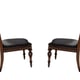 Cherry Finish Wood Dining Side Chair Set of 2 Traditional Cosmos Furniture Rosanna