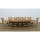 Luxury Gold Damask Fabric VALENTINA Side Chair Set 2 Pcs EUROPEAN FURNITURE