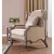 Antique Gold Performance Fabric Armchair Traditional Homey Design HD-3058 