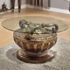 Bronze Finish Coffee Table Traditional Homey Design HD-8908B