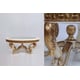 Luxury Antique Gold & Beige ANGELICA Coffee Table Set 2 Pcs EUROPEAN FURNITURE 