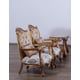 Luxury Black & Sand Wood Trim AUGUSTUS II Chair Set 2 Pcs EUROPEAN FURNITURE Classic