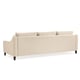 Winter-white Linen-blend Fabric Modern THE MADISON SOFA (LARGE) by Caracole 
