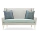 Pastel Shade of Duck Egg Blue Traditional  Loveseat Tea Time by Caracole 