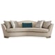 Pale Grey Fabric Sofa Contemporary  A Flair To Remember by Caracole 