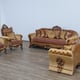 Royal Luxury Red & Gold EMPERADOR III Sofa EUROPEAN FURNITURE Traditional