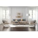 Blush Taupe Velvet Sofa Contemporary LIVING LARGE by Caracole 