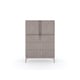 Haze Finish Metal Trim & Hand-Hammered Hardware SERENITY CHEST by Caracole 