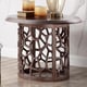 Gray Fabric & Gold Finish Sofa Set 5Pcs w/ Coffee Tables Traditional Homey Design HD-6030 