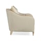 Oyster-colored Velvet Blush Taupe Frame Barrel ADELA CHAIR by Caracole 