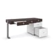 Cloud White & Brunette Console Table DOWN TO BUSINESS by Caracole 