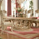 Pickle Frost/Antique Silver Wood Dining Table Traditional Homey Design HD7012 