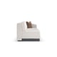 White Performance Fabric 3PC Sectional and Accent Chair Contemporary LA MODA by Caracole 