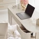 LADY LOVE Gold & Pearl Home Office Desk