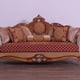 Imperial Luxury Red Brown & Gold RAFFAELLO III Sofa EUROPEAN FURNITURE Classic