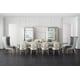 THE SOURCE Gray Extendable Dining Table