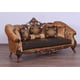 Luxury Black w/Gold & Parisian Bronze ROSELLA Sofa EUROPEAN FURNITURE Classic