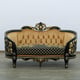 Classic Black Gold Fabric 30019 BELLAGIO III Sofa Set 7Pcs EUROPEAN FURNITURE 