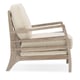 Driftwood Finish Body-Conforming Back Slats Accent Chair SLATITUDE by Caracole 