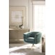 Fresh Shade Of Turquoise Plush Swivel Chair TWIRL AROUND! by Caracole 