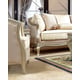Luxury Metallic Silver Finish Sofa Set 3Pcs Modern Homey Design HD-700