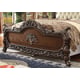 Cherry Ivory Tufted HB Cal King Bedroom Set 5Pcs Traditional Homey Design HD-8013 