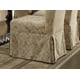 Homey Design HD-1208 European Luxury Rich Beige Fabric Dining Side Chairs 2Pcs