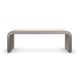 Wood frame in Silver Driftwood Bench TRAVERSE by Caracole 