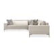 Gray Performance Fabric & London Fog Frame Sectional 3Pcs REPETITION by Caracole 