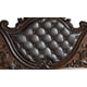 Cherry Finish Wood King Panel Bed Traditional Cosmos Furniture Santa Monica