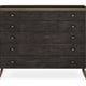 Black Stained Ash & Cerused Oak Finish REMIX SINGLE DRESSER by Caracole 