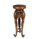 Mahogany & Gold Finish Traditional Style Pedestal Homey Design HD-AC15